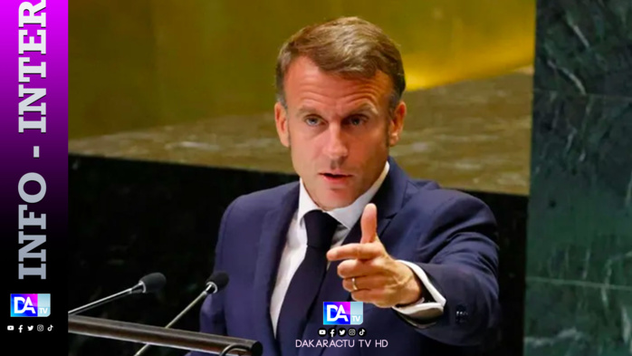 Macron se prononce pour l'arrêt des livraisons d'armes à Israël utilisées à Gaza Macron se prononce pour l'arrêt des livraisons d'armes à Israël utilisées à Gaza
