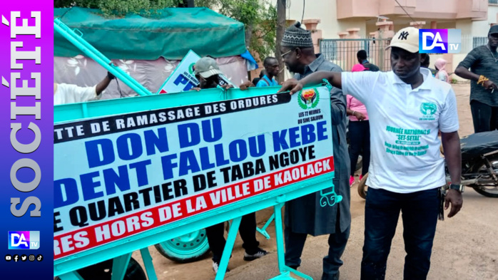 Kaolack : Fallou Kébé lance son projet de ramassage d’ordures et offre deux charrettes à son quartier Taba Ngoye Kaolack : Fallou Kébé lance son projet de ramassage d’ordures et offre deux charrettes à son quartier Taba Ngoye