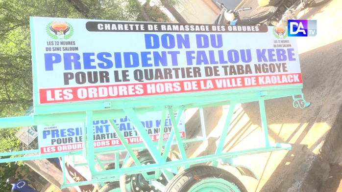 Kaolack : Fallou Kébé lance son projet de ramassage d’ordures et offre deux charrettes à son quartier Taba Ngoye Kaolack : Fallou Kébé lance son projet de ramassage d’ordures et offre deux charrettes à son quartier Taba Ngoye