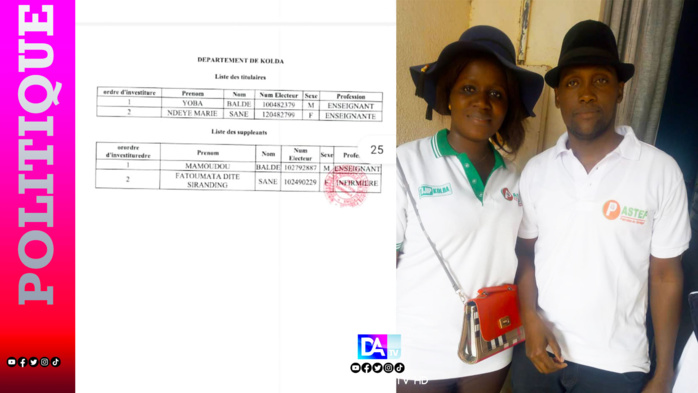 Législatives 2024 à Kolda : Yoba Baldé tête de liste Pastef... Législatives 2024 à Kolda : Yoba Baldé tête de liste Pastef...