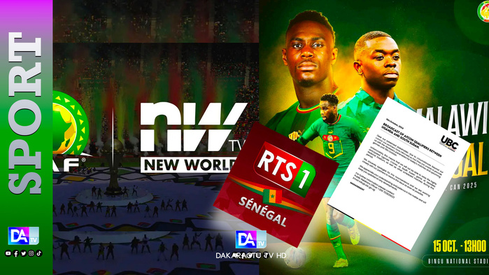 Coup dur pour les fans : La RTS ne diffusera pas le match Malawi-Sénégal !