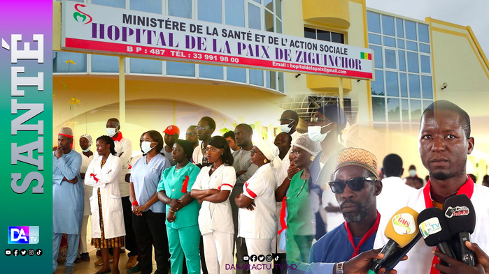 Grève à l’hôpital de la Paix de Ziguinchor : Les travailleurs lancent un ultimatum de 48 heures ! Grève à l’hôpital de la Paix de Ziguinchor : Les travailleurs lancent un ultimatum de 48 heures !