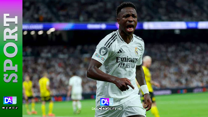 Foot / Ligue des champions : Le Real renverse Dortmund 5-2 avec un triplé de Vinicius Foot / Ligue des champions : Le Real renverse Dortmund 5-2 avec un triplé de Vinicius