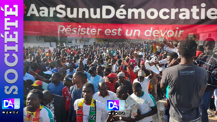Marche pacifique : Aar Sunu Démocratie sur le terrain ce samedi Marche pacifique : Aar Sunu Démocratie sur le terrain ce samedi