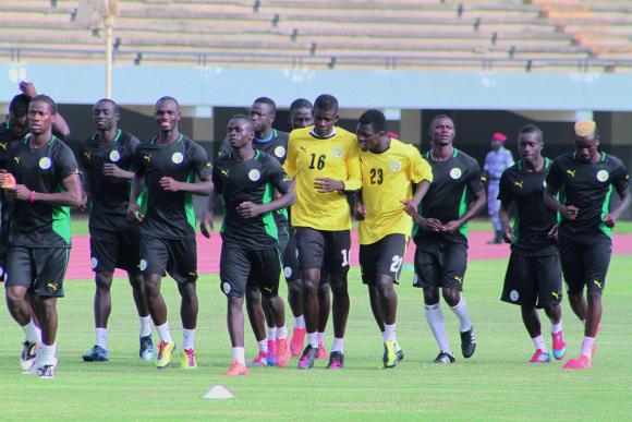 Football/Sénégal Algérie : Les Lions ont effectué leur dernier galop d’entrainement 