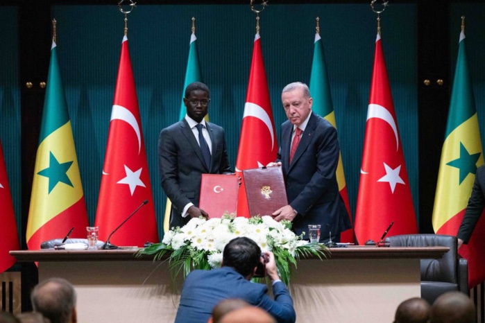 Visite officielle en Turquie : Le PR Bassirou Diomaye Faye a signé plusieurs accords avec le président Turc, Recep Tayyip Erdogan Visite officielle en Turquie : Le PR Bassirou Diomaye Faye a signé plusieurs accords avec le président Turc, Recep Tayyip Erdogan