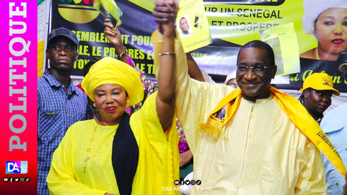 Législatives anticipées : Awa Guèye, ex-vice présidente de l’assemblée nationale rejoint l’ALSAR de Racine Sy Législatives anticipées : Awa Guèye, ex-vice présidente de l’assemblée nationale rejoint l’ALSAR de Racine Sy