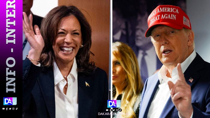 Harris ou Trump: une attente fébrile commence Harris ou Trump: une attente fébrile commence