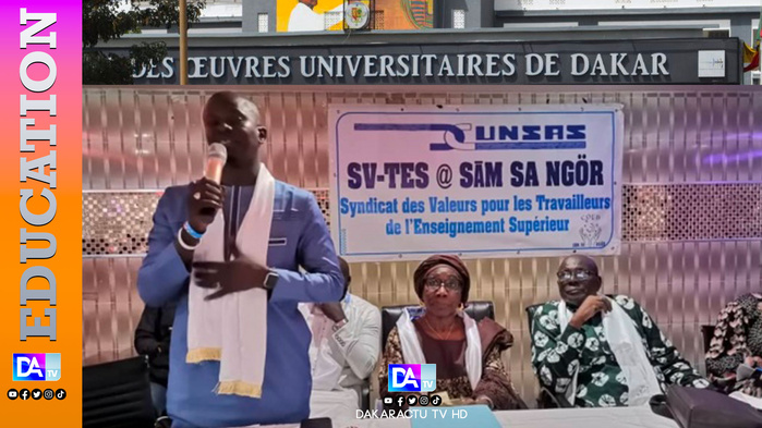 Ucad: le Syndicat des Valeurs pour les Travailleurs (SV/TES) réclame des moyens pour un campus social digne Ucad: le Syndicat des Valeurs pour les Travailleurs (SV/TES) réclame des moyens pour un campus social digne