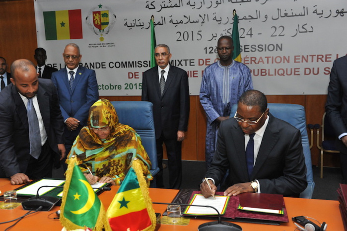 Les images de la clôture de la 12ème session de la Grande Commission mixte de coopération et la signature des accords entre le Sénégal et la Mauritanie