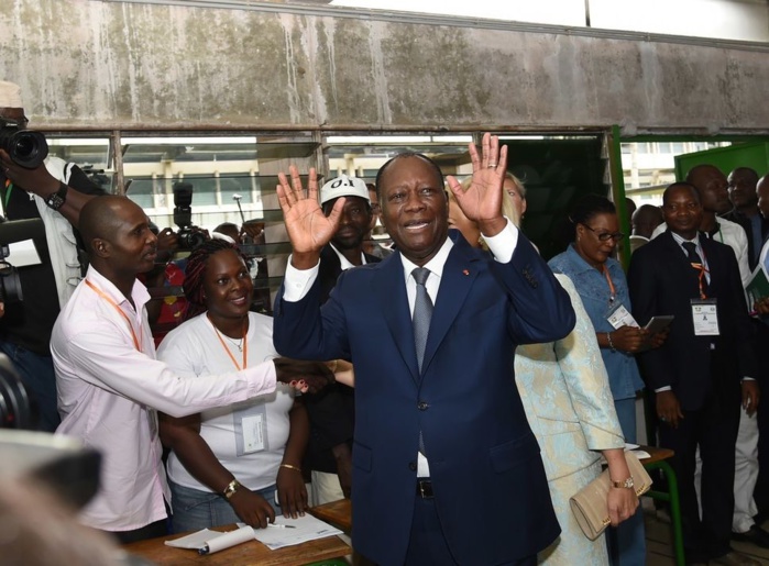 CÔTE D'IVOIRE : Le président réélu avec 84 % des voix