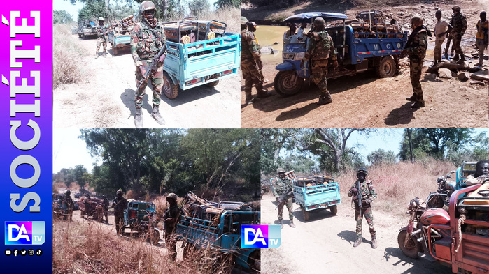 Falémé sous surveillance : le coup de filet spectaculaire des forces armées à Ségoto, un site d’orpaillage clandestin démantelé Falémé sous surveillance : le coup de filet spectaculaire des forces armées à Ségoto, un site d’orpaillage clandestin démantelé