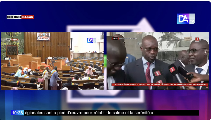 Sénégal-15e législature : Ousmane Sonko démissionne de son poste de député  Sénégal-15e législature : Ousmane Sonko démissionne de son poste de député