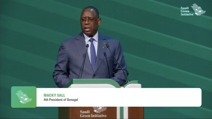 Forum Saudi Green Initiative de  Riyad: Macky aborde le financement de l’action climatique pour l’Afrique   Forum Saudi Green Initiative de  Riyad: Macky aborde le financement de l’action climatique pour l’Afrique