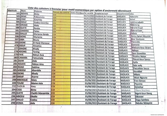 Plus de 250 agents dont des CDI et contractuels licenciés par Flexeau pour motif économique par option d’ancienneté, Adnane Déme parle de «capitalisme sauvage»
