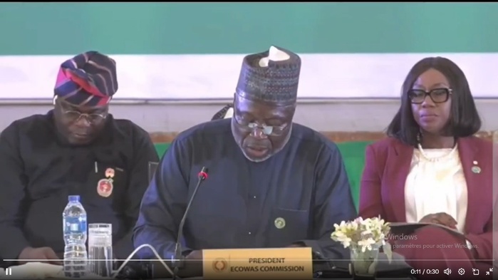 66e session ordinaire de la CEDEAO :  » Nous saluons les efforts de médiation en cours menés par  BDF et Faure Gnassingbé … » (Omar Alieu Touray ,Pdt Comm Cedeao) 66e session ordinaire de la CEDEAO :  » Nous saluons les efforts de médiation en cours menés par  BDF et Faure Gnassingbé … » (Omar Alieu Touray ,Pdt Comm Cedeao)