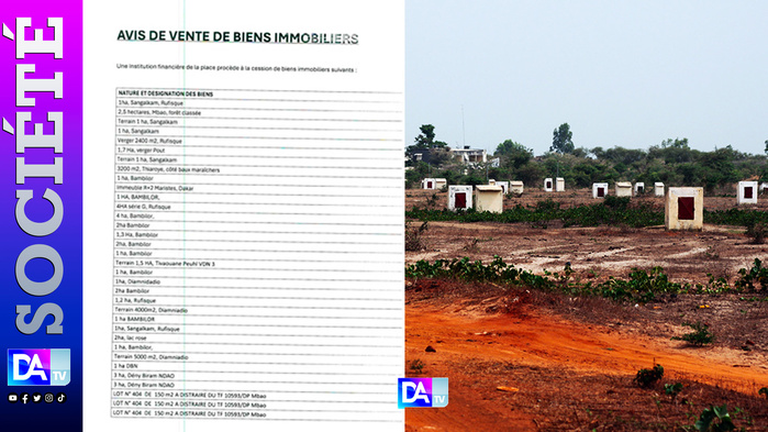 AVIS DE VENTE DE BIENS IMMOBILIERS AVIS DE VENTE DE BIENS IMMOBILIERS
