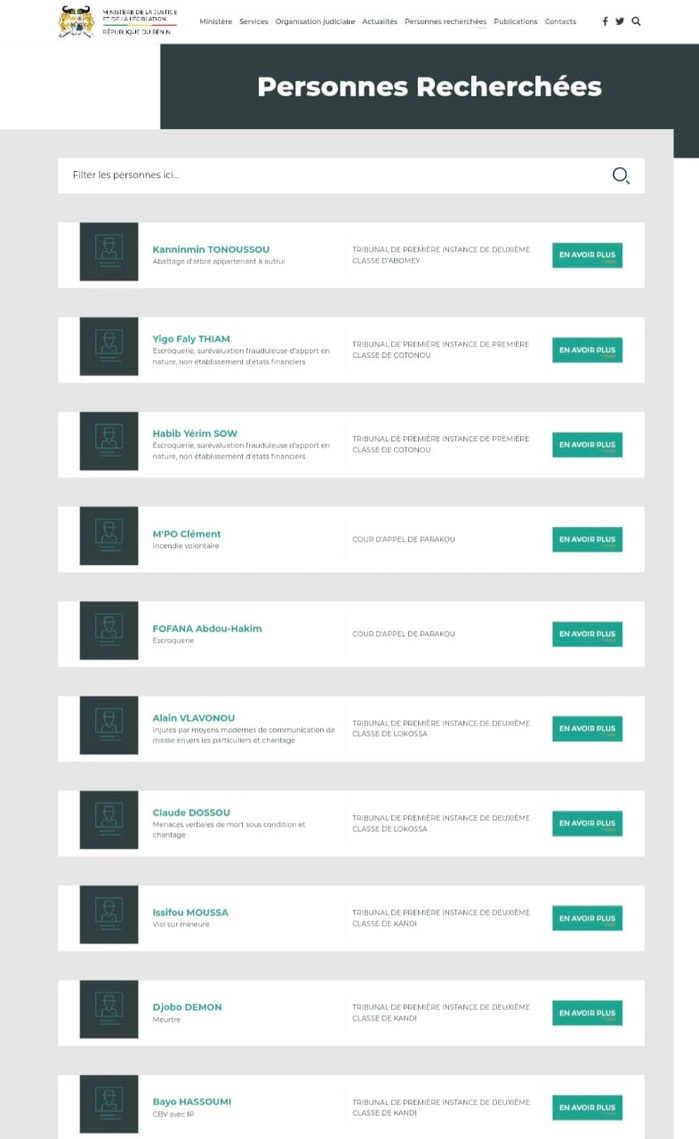 La justice béninoise ordonne l'arrestation de Yérim Sow La justice béninoise ordonne l'arrestation de Yérim Sow