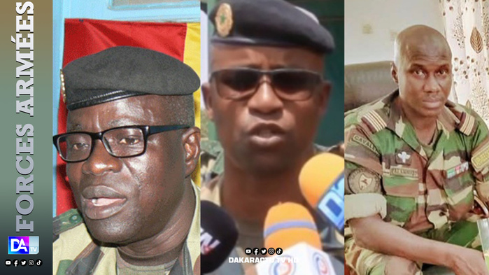 Nomination dans l’Armée: les colonels Simon Ndour, Ousmane Aly Kane et Abdou Latif Kamara, élevés au rang de général de brigade. Nomination dans l’Armée: les colonels Simon Ndour, Ousmane Aly Kane et Abdou Latif Kamara, élevés au rang de général de brigade.