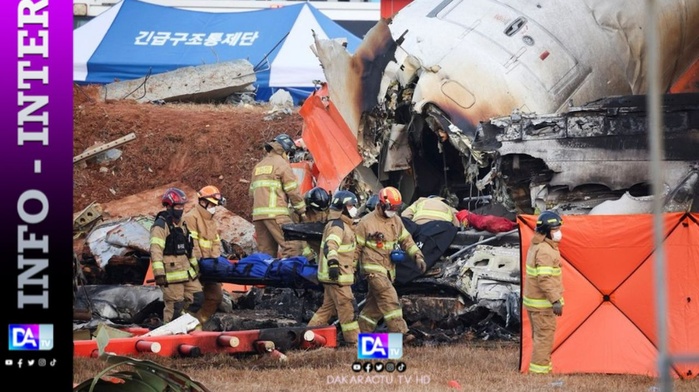 Crash en Corée du Sud: bilan définitif de 179 morts et deux rescapés (secouristes) Crash en Corée du Sud: bilan définitif de 179 morts et deux rescapés (secouristes)
