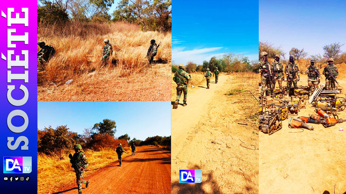 Démantèlement de deux sites d’orpaillage clandestins : la zone militaire N4 frappe fort dans la Falémé Démantèlement de deux sites d’orpaillage clandestins : la zone militaire N4 frappe fort dans la Falémé