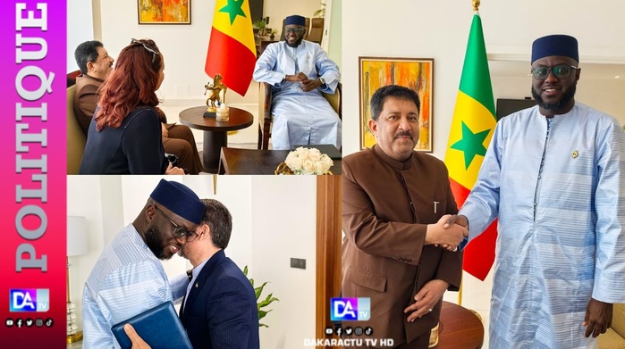 Coopération parlementaire : Le président El Malick Ndiaye a reçu une série de visites de pays arabes Coopération parlementaire : Le président El Malick Ndiaye a reçu une série de visites de pays arabes