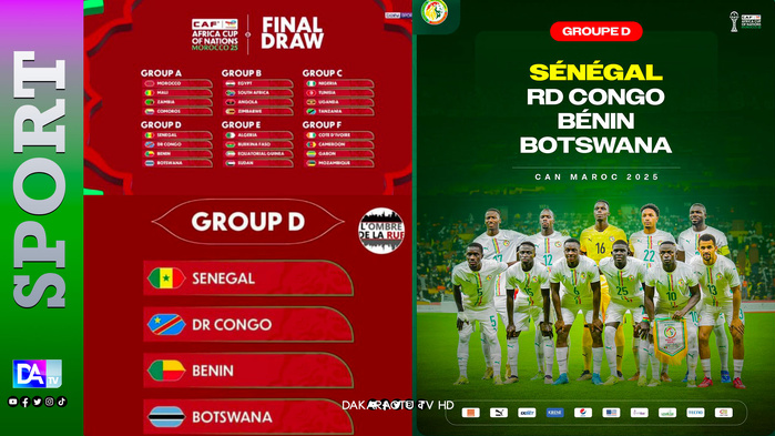 CAN 2025 : Le Sénégal dans le groupe D, un tirage à double tranchant ! CAN 2025 : Le Sénégal dans le groupe D, un tirage à double tranchant !