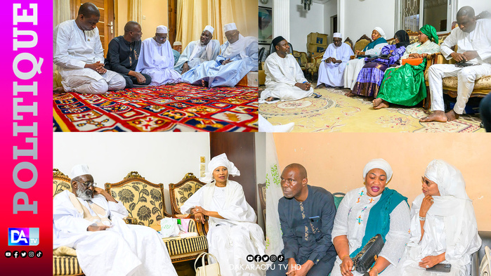 « Acharnement sur Farba Ngom » : Ses collègues du groupe parlementaire Takku Wallu reçus par le khalife général de Médina Gounass et celui de la famille Omarienne « Acharnement sur Farba Ngom » : Ses collègues du groupe parlementaire Takku Wallu reçus par le khalife général de Médina Gounass et celui de la famille Omarienne