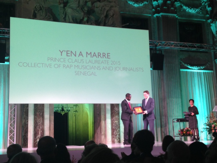 Prix Prince Claus : « Y en a Marre » récompensé pour sa préservation de la démocratie et sa contribution citoyenne