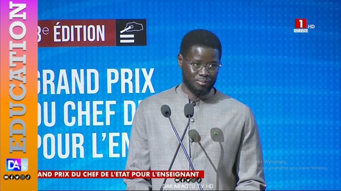 PR Diomaye Faye aux enseignants : « Vous êtes les artisans de l’avenir, ceux à qui nous devons la formation des générations futures… » PR Diomaye Faye aux enseignants : « Vous êtes les artisans de l’avenir, ceux à qui nous devons la formation des générations futures… »