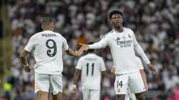 Espagne: le Real Madrid accroché par l'Atlético (1-1) malgré un but de Mbappé Espagne: le Real Madrid accroché par l'Atlético (1-1) malgré un but de Mbappé