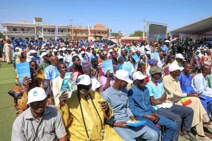 Koungheul – Lancement du PROMOREN par le Président Bassirou Diomaye Faye : Vers la valorisation de 6 000 hectares par campagne, soit 12 000 hectares par an Koungheul – Lancement du PROMOREN par le Président Bassirou Diomaye Faye : Vers la valorisation de 6 000 hectares par campagne, soit 12 000 hectares par an