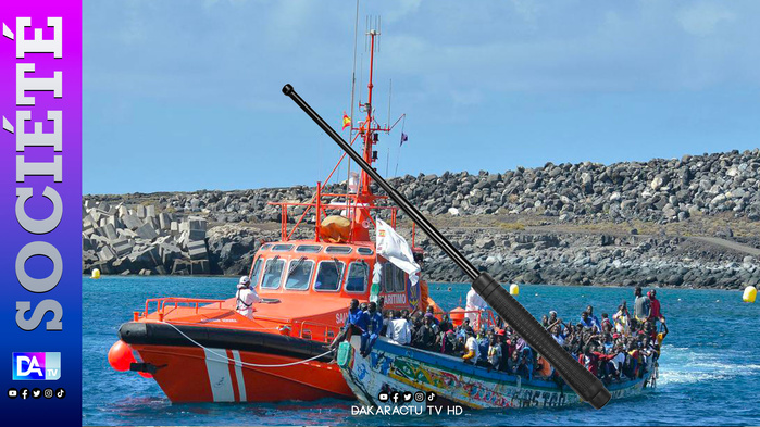 Emigration Irrégulière: Une pirogue de 132 migrants en provenance du Sénégal débarque aux Îles Canaries Emigration Irrégulière: Une pirogue de 132 migrants en provenance du Sénégal débarque aux Îles Canaries