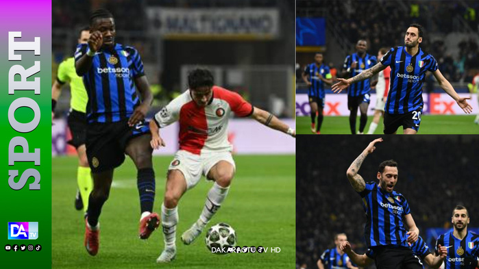 C1: l'Inter élimine Feyenoord et défiera le Bayern Munich en quarts C1: l'Inter élimine Feyenoord et défiera le Bayern Munich en quarts