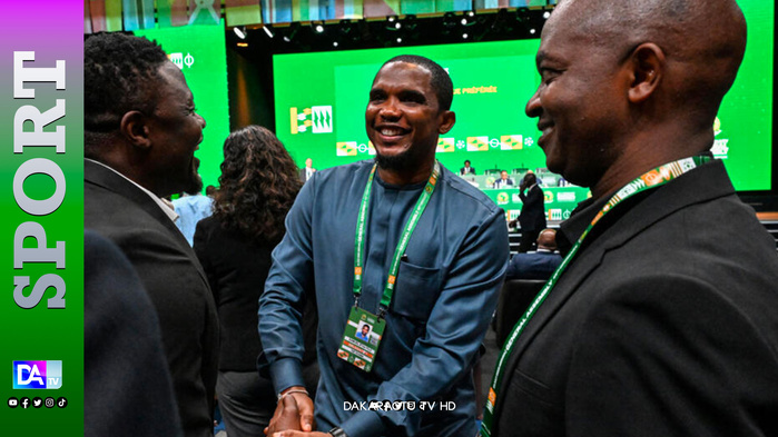 Foot: Samuel Eto'o élu au comité exécutif de la CAF Foot: Samuel Eto'o élu au comité exécutif de la CAF