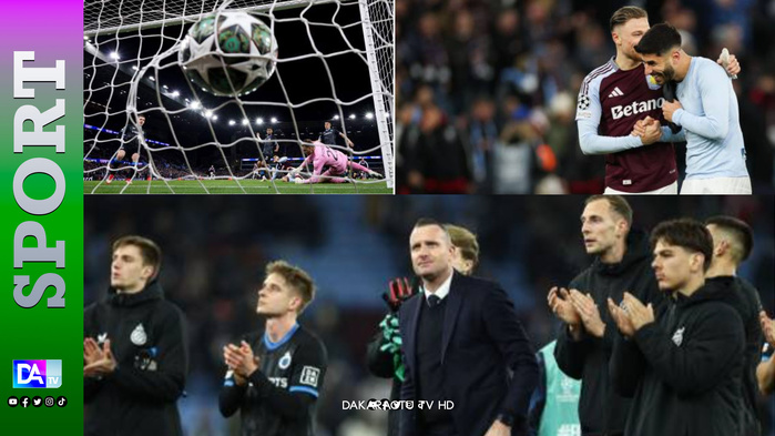 C1: Aston Villa élimine Bruges et affrontera le PSG en quart de finale C1: Aston Villa élimine Bruges et affrontera le PSG en quart de finale