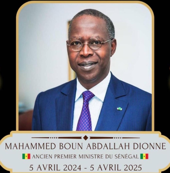 05 avril 2024 - 05 avril 2025 - Hommage à Mahammed Boun Abdallah Dionne : Un Visionnaire Disparu, un Héritage Impérissable 05 avril 2024 - 05 avril 2025 - Hommage à Mahammed Boun Abdallah Dionne : Un Visionnaire Disparu, un Héritage Impérissable