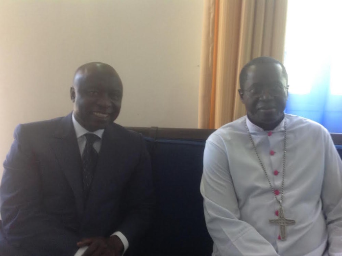 VISITE : Le leader de Rewmi Idrissa Seck chez l'archevêque de Dakar, Mgr Benjamin N'diaye