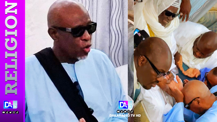 TOUBA - Mbackiyou Faye remet 2 milliards 13 millions de francs CFA au khalife des Mourides TOUBA - Mbackiyou Faye remet 2 milliards 13 millions de francs CFA au khalife des Mourides