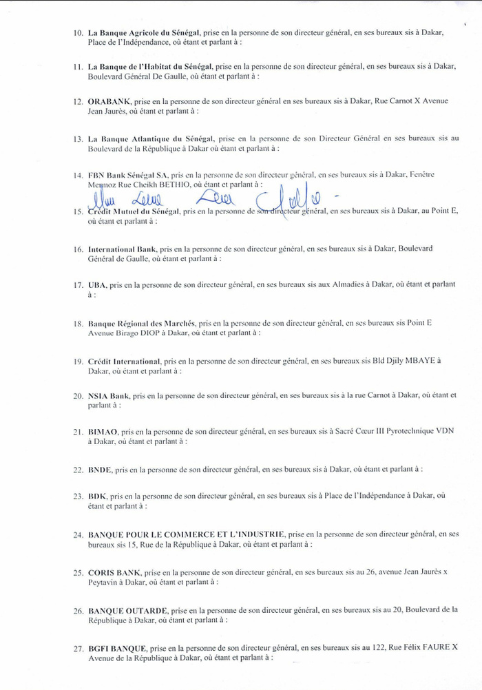 Affaire ECOTRA-LBA - Impôts : Deux nouvelles demandes de fermeture des comptes de la société de l’homme d’affaires Abdoulaye Sylla Affaire ECOTRA-LBA - Impôts : Deux nouvelles demandes de fermeture des comptes de la société de l’homme d’affaires Abdoulaye Sylla