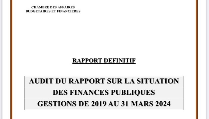 Audit des finances publiques 2019-2023 : « Une fiabilité des données non reflétée par le projet de rapport » (JA) Audit des finances publiques 2019-2023 : « Une fiabilité des données non reflétée par le projet de rapport » (JA)
