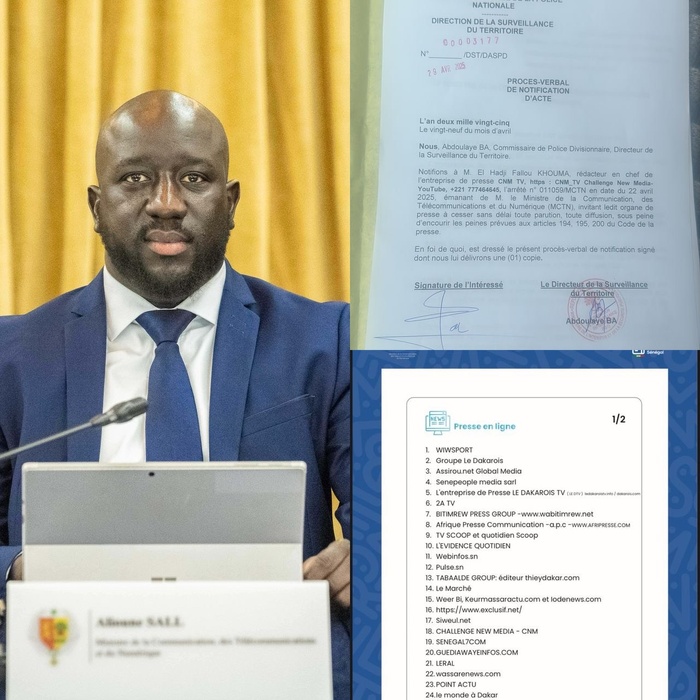 Suspension du Groupe « Challenge New Media » : Une « décision arbitraire » dénoncée comme une menace pour la liberté de la presse, selon la direction Suspension du Groupe « Challenge New Media » : Une « décision arbitraire » dénoncée comme une menace pour la liberté de la presse, selon la direction