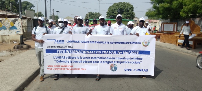 1er mai à Kolda : Respect des accords signés, dénonciation de licenciements abusifs, l’amélioration des conditions de travail au menu… 1er mai à Kolda : Respect des accords signés, dénonciation de licenciements abusifs, l’amélioration des conditions de travail au menu…