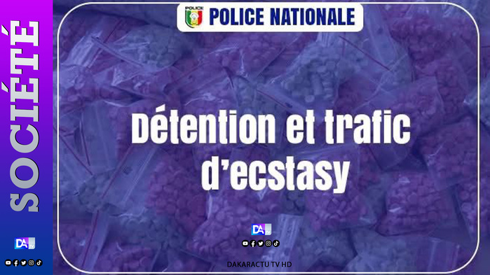 Trafic de Ecstasy à Sor : un réseau entre Pikine et Saint-Louis démantelé, quatre dealers sous les verrous Trafic de Ecstasy à Sor : un réseau entre Pikine et Saint-Louis démantelé, quatre dealers sous les verrous