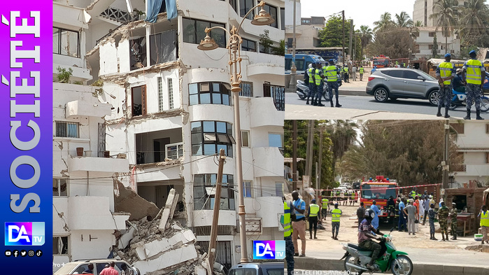 Effondrement d’un immeuble à Ngor : le parquet ouvre une instruction judiciaire Effondrement d’un immeuble à Ngor : le parquet ouvre une instruction judiciaire