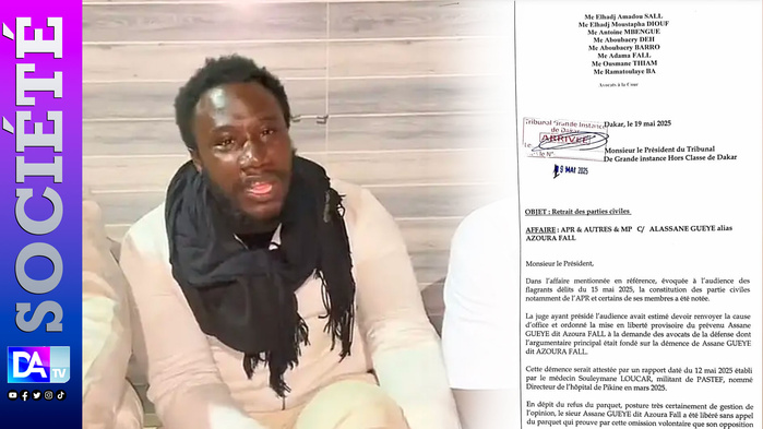 Démence d'Azoura Fall attestée par un médecin militant de Pastef : Les parties civiles choisissent le désistement Démence d'Azoura Fall attestée par un médecin militant de Pastef : Les parties civiles choisissent le désistement