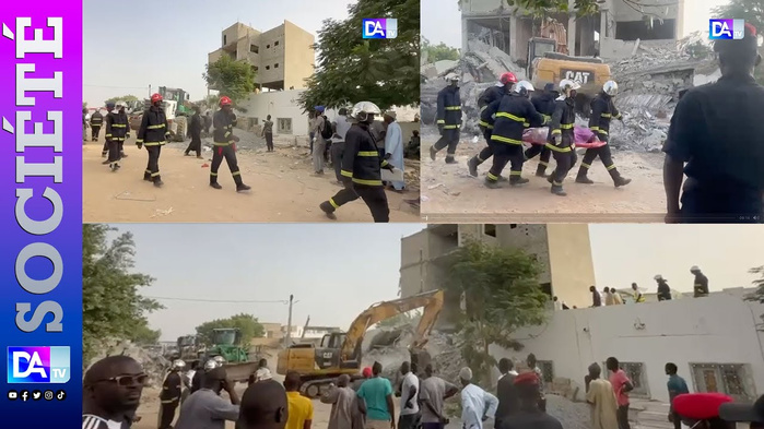 TOUBA : Le bilan grimpe à 6 morts – Les recherches dans les décombres de l’immeuble se poursuivent sous les yeux d’une population anxieuse TOUBA : Le bilan grimpe à 6 morts – Les recherches dans les décombres de l’immeuble se poursuivent sous les yeux d’une population anxieuse