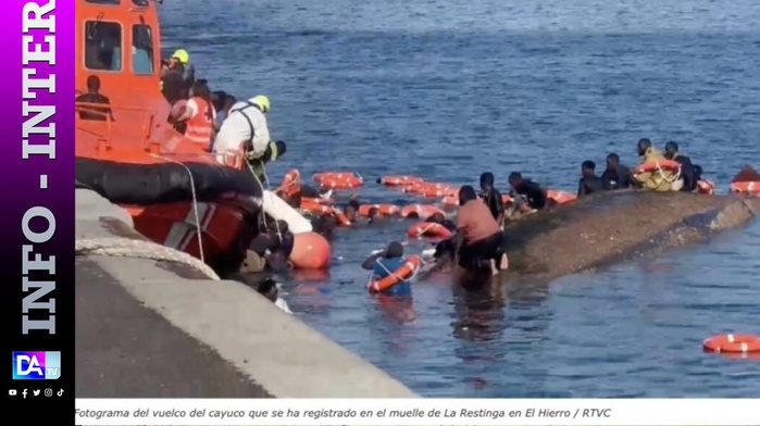 Tragédie au large d’El Hierro : Une pirogue chavire, des femmes et des enfants parmi les victimes Tragédie au large d’El Hierro : Une pirogue chavire, des femmes et des enfants parmi les victimes