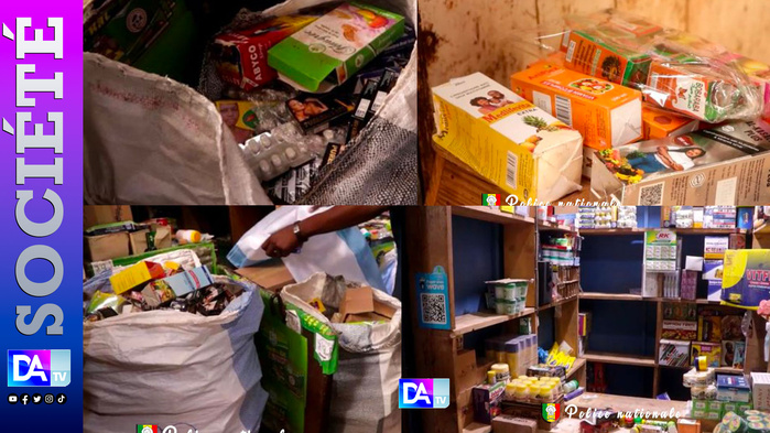 Marché de Thiaroye : 26 sacs de faux médicaments saisis, 7 dépôts illégaux démantelés Marché de Thiaroye : 26 sacs de faux médicaments saisis, 7 dépôts illégaux démantelés