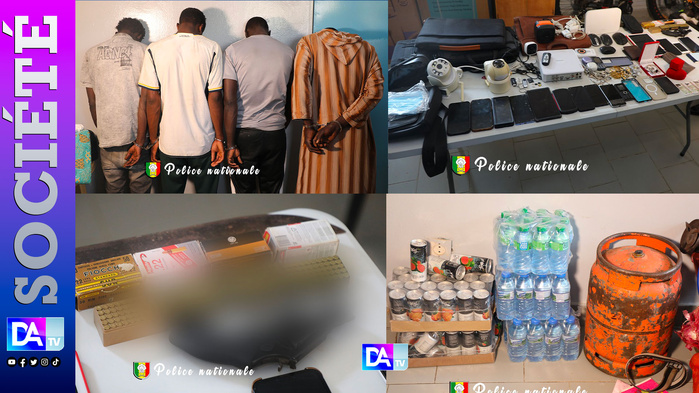 Cambriolage à Grand Standing : une arme à feu, des électroménagers…quatre malfaiteurs arrêtés Cambriolage à Grand Standing : une arme à feu, des électroménagers…quatre malfaiteurs arrêtés